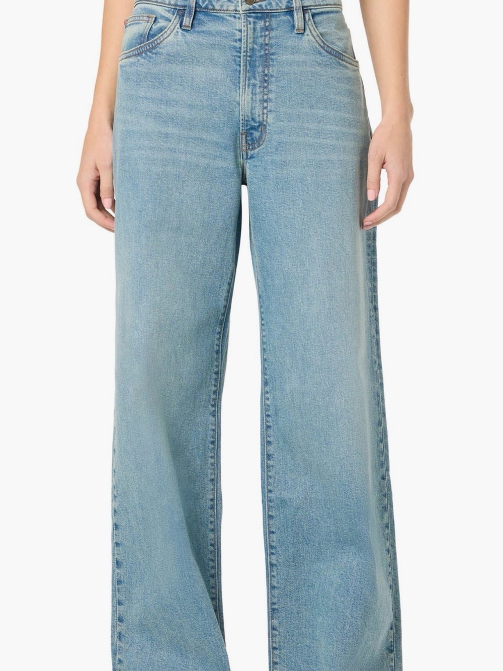 Hudson Jolene High Rise Wide Leg Jeans Risque Wash Size 29